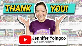 1000 Subscribers | Jennifer Yoingco | Living in Houston | Houston Texas