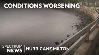 Conditions in Tampa worsen as Hurricane Milton approaches | Spectrum News