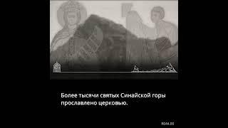Синай - духовное место. ПАИСИЙ  СВЯТОГОРЕЦ  СТОСЛОВ