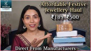 Best Festive Jewellery Haul From GlowRoad | Necklace Set,Bangles,Earrings | Traditional Jewellery