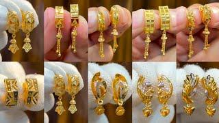 Latest Hallmark Gold Earrings, Jhumka Earrings Desgins 2025 With Weight & Price || Gold Jewellery