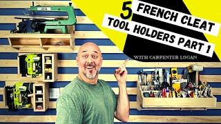 I'm Making French Cleat Tool Holders! Tool Holder for Multiple Hand Tools. Scroll Saw Holder