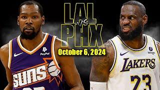 Los Angeles vs Phoenix Suns Full Game Highlights - October 6, 2024 | NBA Pre- Season