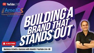 Building a Brand That Stands Out | Business Growth & Success with AmelCS | YouTube Live: 68 #shorts