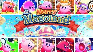 Kirby's Return to Dream Land Deluxe - All Minigames (Hardest Difficulty - Merry Magoland)