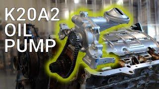 K20A2 Oil Pump Upgrade installed on  a JDM K24A!