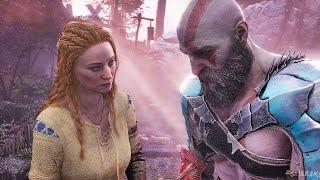 GOD OF WAR RAGNAROK Kratos Wife Faye Final Goodbye & Last Wish (4K 60FPS)