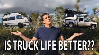 Truck Camper PROS and CONS Truck Life vs. Van Life