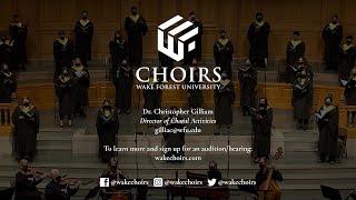 Wake Choirs Promo Video 2021-2022