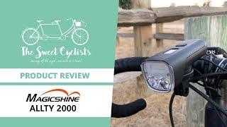 Magicshine Allty 2000 LED Bike Light Review - feat. DRL + OLED Display + Garmin Mount