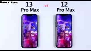 Apple iPhone 12 pro max vs Apple iPhone 13 pro max.... Speed Test....Hamza Tech