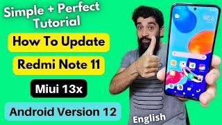 Update Redmi Note 11 To Latest Android 12 Miui 13xxx