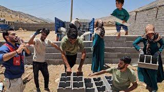 Delightful Day: Plastering a Building with the Saleh and Sadri Families