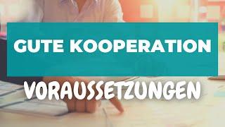 Voraussetzungen guter Kooperation im Team