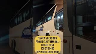Mumbai To Manali in 2000₹ #shorts #information #minivlog