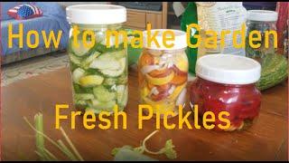 How to Make Garden Fresh Pickles