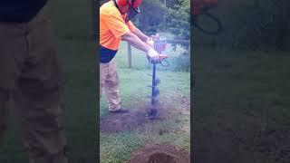 Easy Hire Tools - Post Hole Auger using 200mm diameter Auger