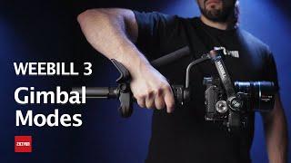 ZHIYUN WEEBILL 3 Official Tutorials |【EP5】Gimbal Shooting Modes & Settings