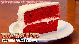 Easy Red Velvet Cake Recipe By BakeLikeAPro