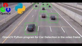 Car Detection in the video frame using OpenCV in Python