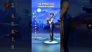 Top 10 MOST TOXIC Emotes in Fortnite