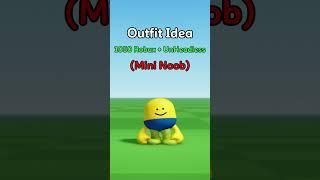 Making Roblox Mini Noob & Without Headless Idea  #shorts