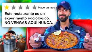 Probé Restaurantes de 1-Estrella en Google (Muy duro)