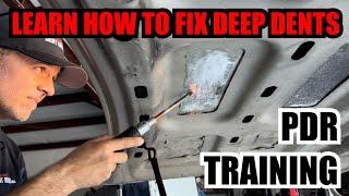 HOW TO FIX DEEP DENTS - PAINTLESS DENT REPAIR