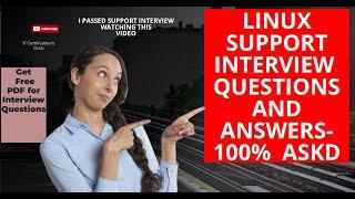 Linux Support Interview Questions and Answers #support #unix #linux