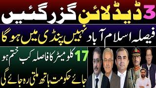 3 Deadlines have passed | The decision will be made in Rawalpindi, not Islamabad | Latest Situation