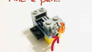 LEGO mini barbecue grill set / LEGO idea / bricks / DIY simple lego