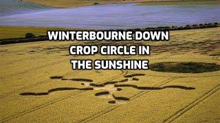 Winterbourne Stoke Down Crop Circle Sunny Flight