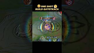  ONE SHOT BUILD GATOTKACA - WATCH THIS  | BEST BUILD GATOTKACA 2024 ~ MLBB  #mlbb #oneshottagot