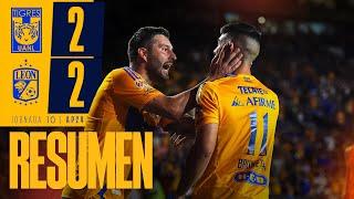  Resumen Liga MX | Tigres 2 - 2 León | Jornada 10 | Apertura 2024