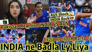 INDIA Beat AUSTRALIA Pakistan Public Reaction Rohit Sharma SHANDAR Batting INDIA ne Badla Ly liya