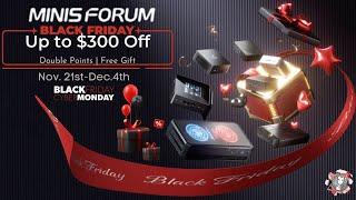 LIVE: Minisforum Blowout Sale - Black Friday/Cyber Monday Deals #blackfriday #cybermonday