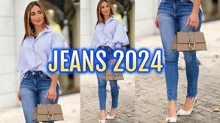 LOOKS  JEANS TENDENCIAS 2024 ¿CÓMO COMBINARLOS CON ESTILO? SECRETOS DE MODA