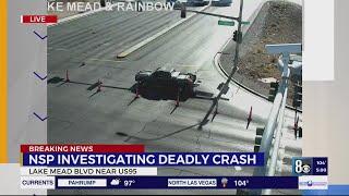 Multi-vehicle deadly crash causes road closures in west Las Vegas valley