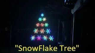 RGB LED Christmas Lights "Snowflake Tree"  -  Behind the Scenes