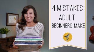 Avoid These 4 Mistakes! | Adult Beginners Guide to Learning Violin