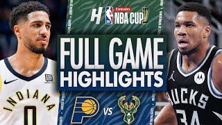 Indiana Pacers vs Milwaukee Bucks - Full Game Highlights | November 22, 2024 Emirates NBA Cup