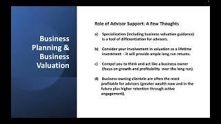 A Lifetime of Value  The Role of Valuation Throughout the Business Life Cycle