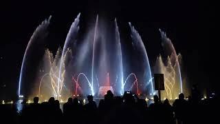 water laser show in Zell am see