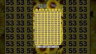 Only 1 Percent Can Find 35 Fast! #shorts