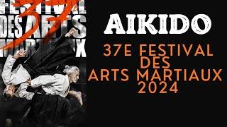 L’aikido au 37e festival des arts martiaux 2024