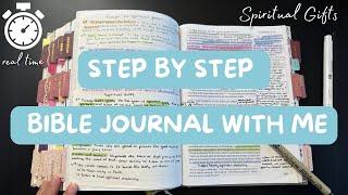 EPHESIANS 4 Pt 1. Bible Journal with me in REAL TIME