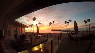 Santa Cruz 1/27/19 Sunrise From Our Room at Casablanca Inn