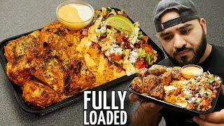 Chicken Tikka with Yellow Rice & Salad | Halal Chef's Chicken and Rice