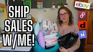 Are Things Finally Looking Up?! Ship Sales With Me As A Full Time Clothing Reseller!