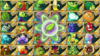 All Plants Level 1 vs Gargantuar Zombie in Pvz 2 Chinese Version - Who Will Win?